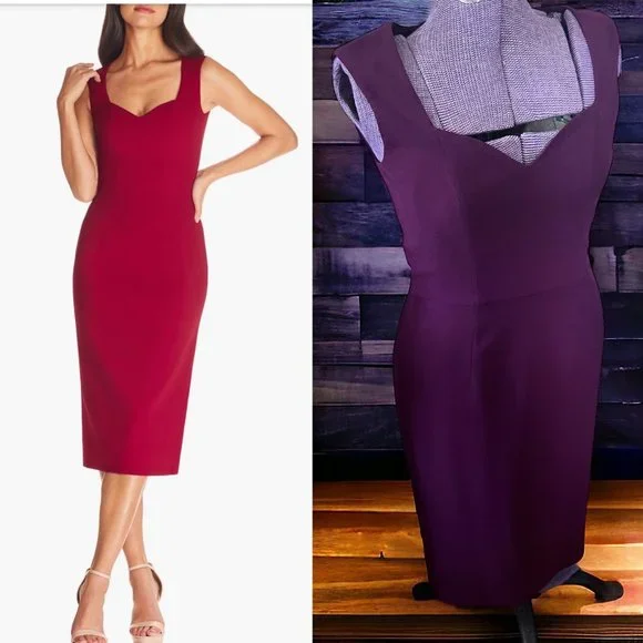 open lace back dress Dress The Population Hazel Dress